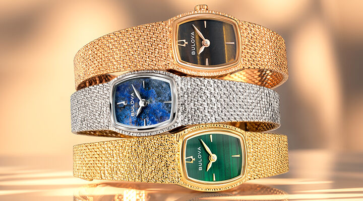 Rubaiyat rose gold watch with diamonds.