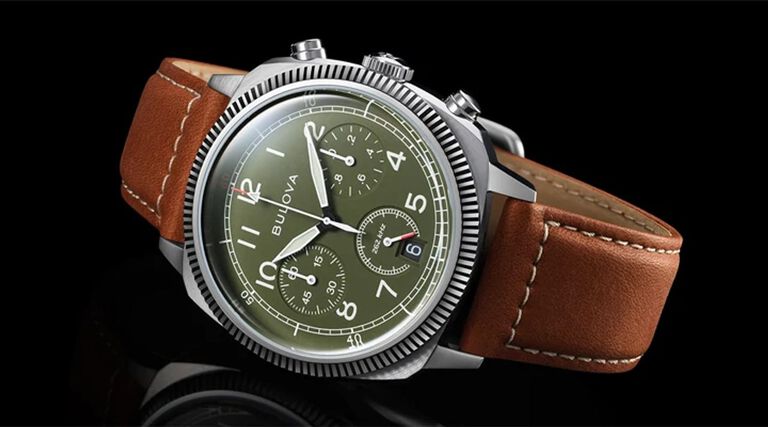Featuring the Bulova Military watch model 96B482