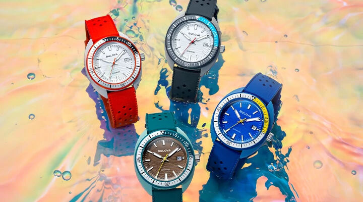 Bulova Summer Color Watches Featuring Snorkel Collection