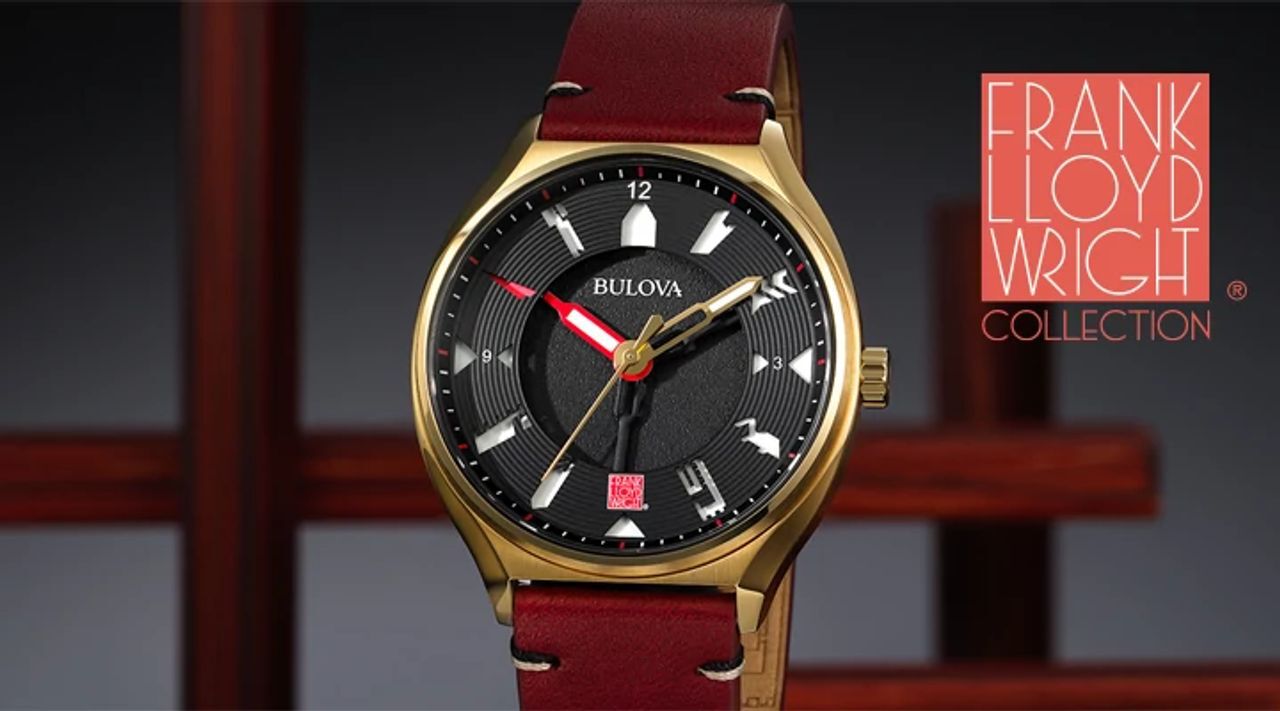 特別価格Bulova Men's Frank Lloyd Dana-Thomas House Quartz Watch並行輸入