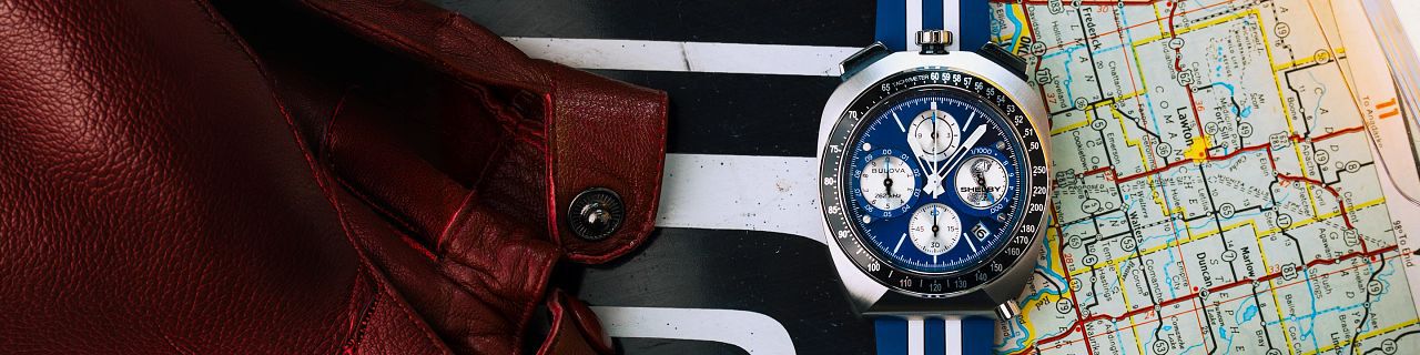 Featuring the Bulova's Collaboration with Shelby watch model Shelby-98B452