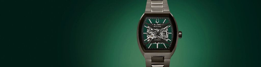 Featuring the Bulova Maquina watch model 98A321