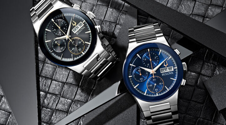 Shop all men's modern watches. Banner featuring image of Millenia models 98C143 and 96C149.