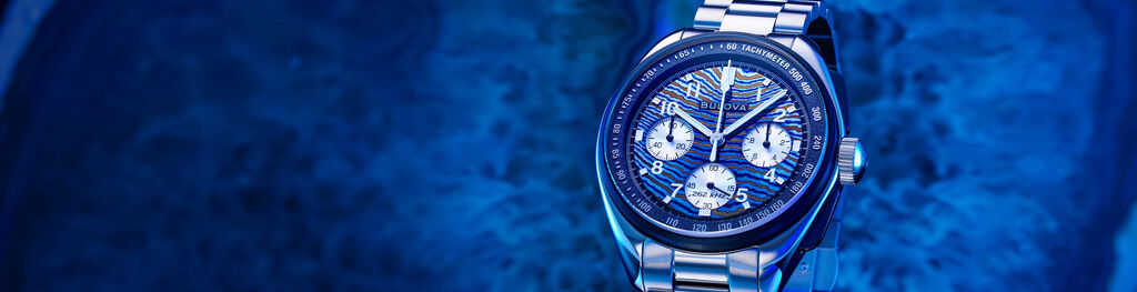 Bulova Lunar Pilot Timascus Tabletop Photography