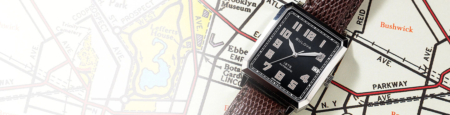 Shop all limited-edition watches. Banner featuring image of Parking Meter model 98B390.