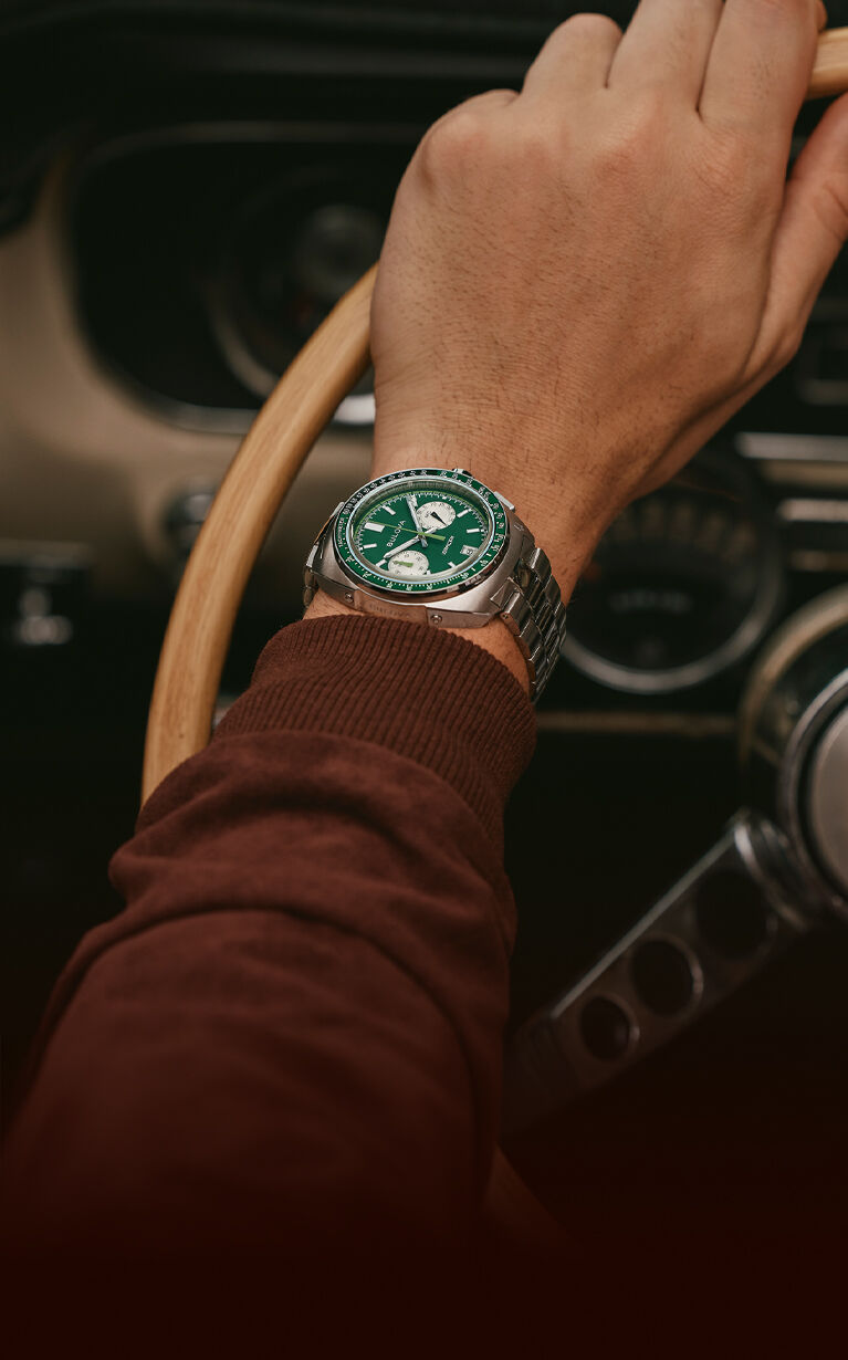 Featuring the Racer watch model 98B468