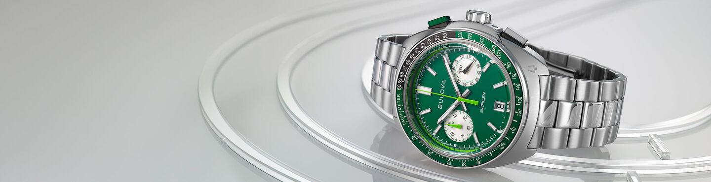 Luxury gifts for him featuring Racer watch, model 98B468