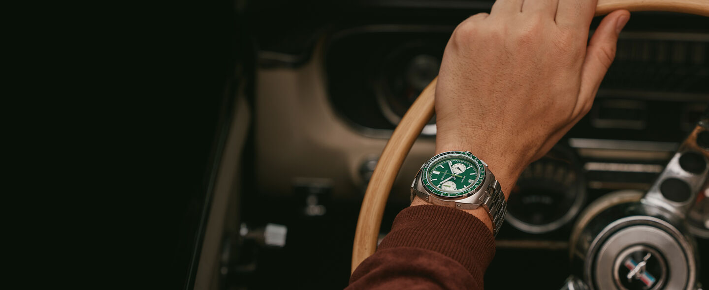 Featuring the Racer watch model 98B468