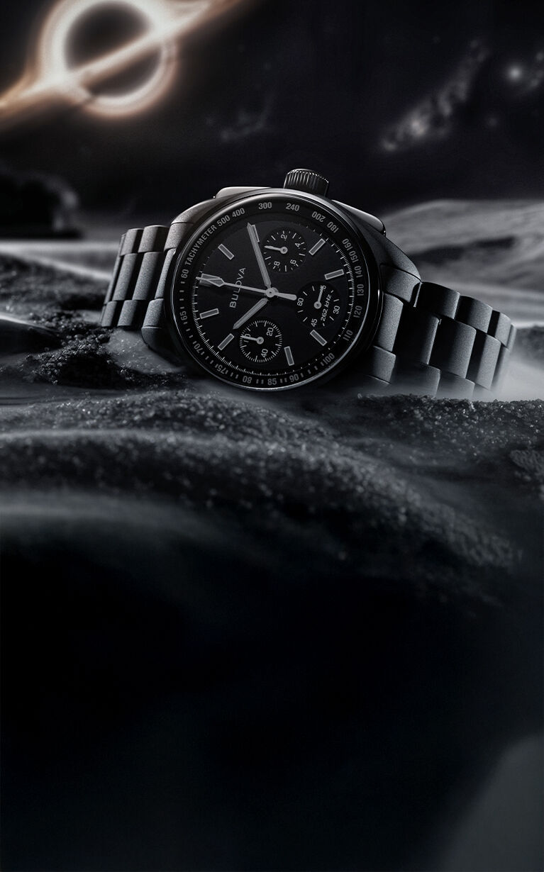 Featuring the Lunar-Pilot-Black-Hole watch model 98A335