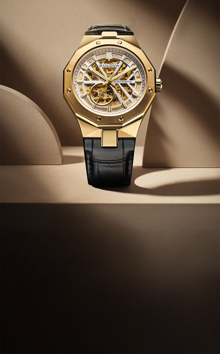 Mettant en vedet la montre Prestige, mod&egrave;le 97A206
