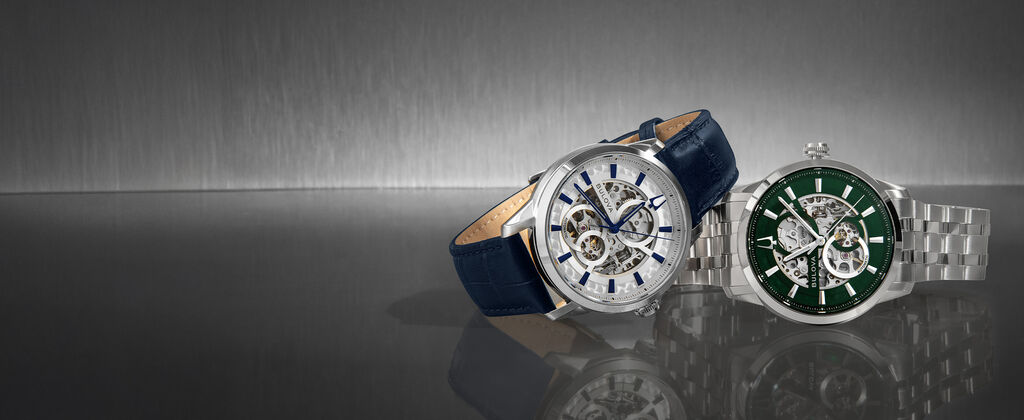 Featuring the Sutton watch model 96A330 and 96A329