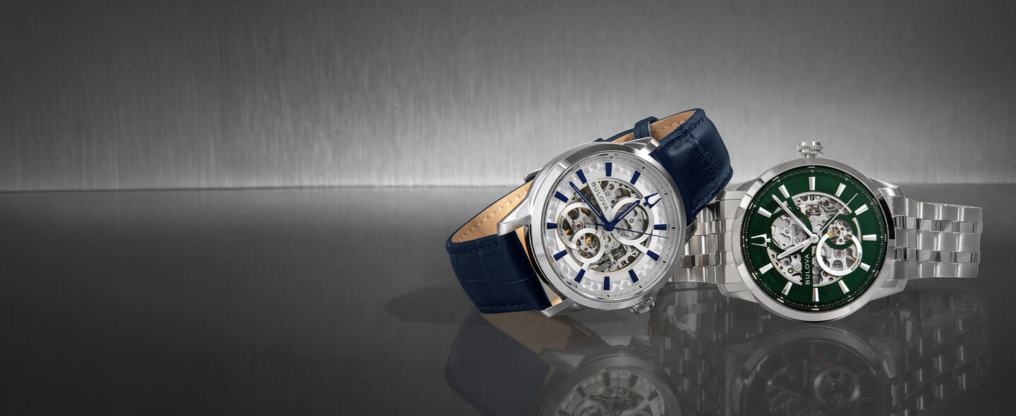 Featuring the Sutton watch model 96A330 and 96A329