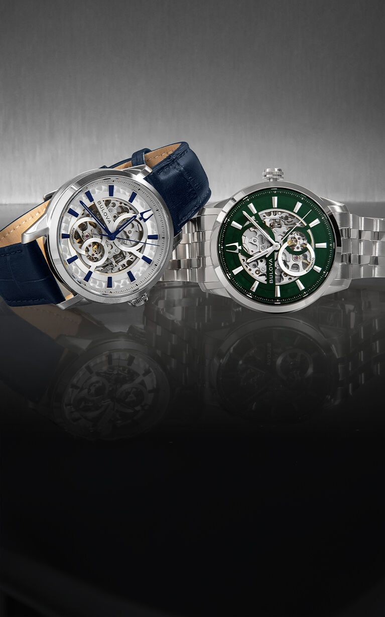 Featuring the Sutton watch model 96A330 and 96A329