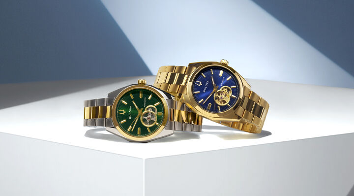 Featuring the Surveyor watch model 98A338 and 97A203