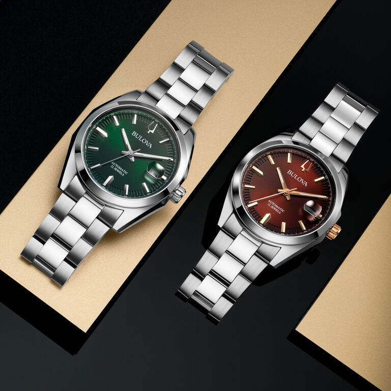 Mettant en vedet la montre Surveyor, modèle 96B429 et 98B422