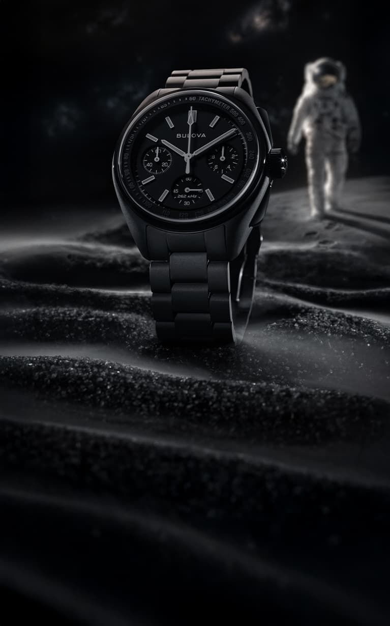 Featuring the Lunar Pilot watch model 98A335