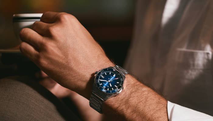 Featuring the New Marine Star watch model 98B466